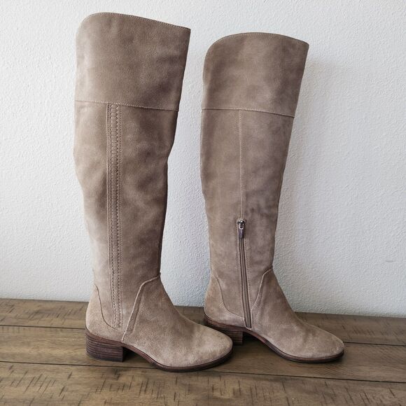 Vince Camuto Tan Over the Knee Boots - Picture 10 of 14